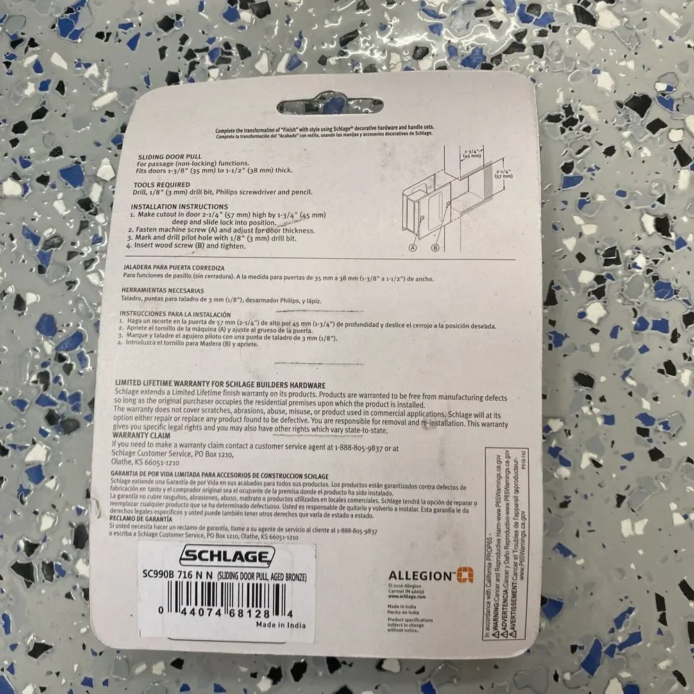 N/A schlage 68128